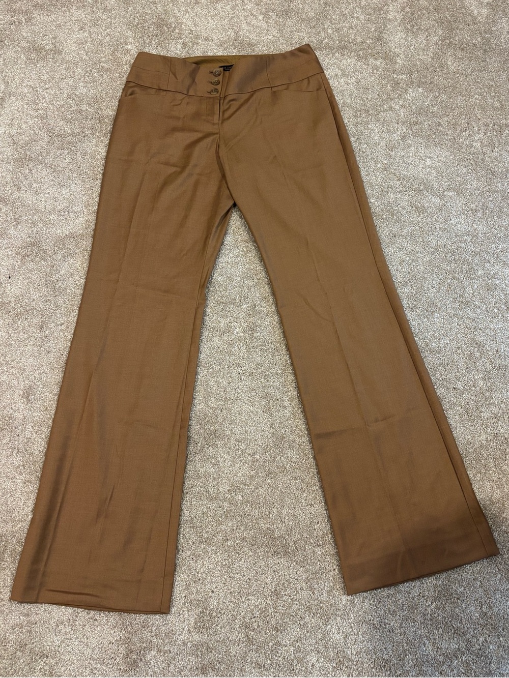 The Limited Brown Flare Dress Pants